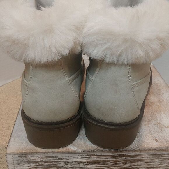 👍 Esprit  Fur Trimmed Booties.  A9. Size 7 - Picture 6 of 8